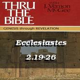 Ecclesiastes 2.19-26