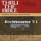 Ecclesiastes 7.1