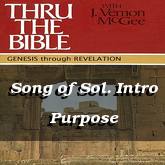 Song of Sol. Intro Purpose