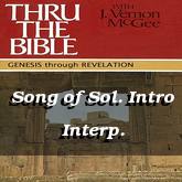 Song of Sol. Intro Interp.