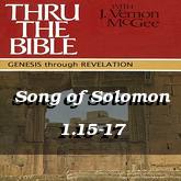 Song of Solomon 1.15-17