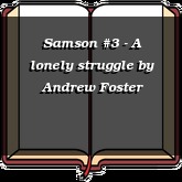 Samson #3 - A lonely struggle