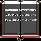 Skyland Conference 1979-06 Colossians