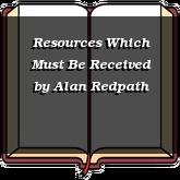 Resources Which Must Be Received