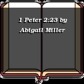 1 Peter 2:23