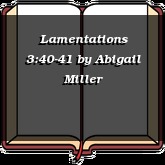 Lamentations 3:40-41