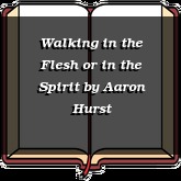 Walking in the Flesh or in the Spirit