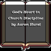 God's Heart in Church Discipline
