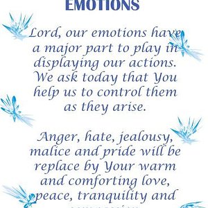 controlling my emotion prayer