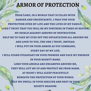Prayer for God's Armor Protection