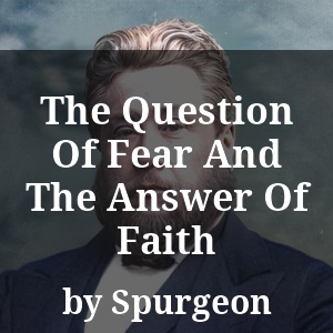 The Question Of Fear And The Answer Of Faith