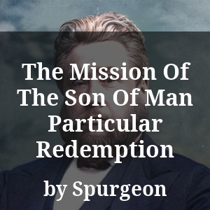 The Mission Of The Son Of Man Particular Redemption