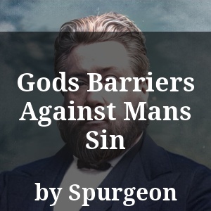 Gods Barriers Against Mans Sin