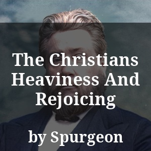 The Christians Heaviness And Rejoicing