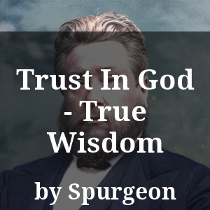 Trust In God - True Wisdom