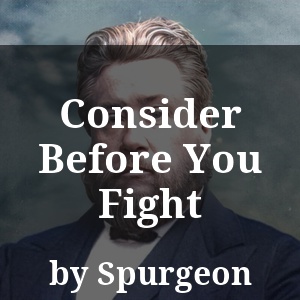 Consider Before You Fight