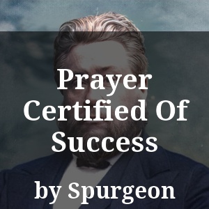 Prayer Certified Of Success