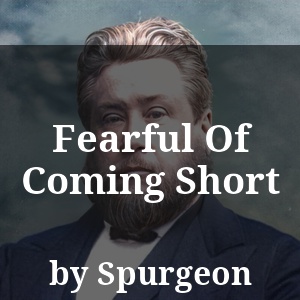 Fearful Of Coming Short