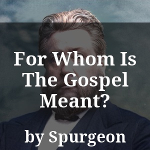 For Whom Is The Gospel Meant?