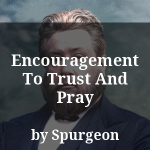 Encouragement To Trust And Pray