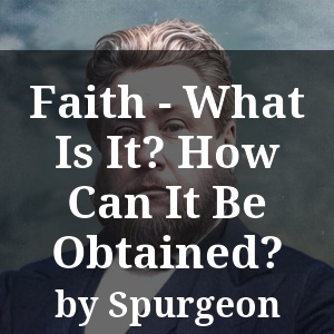 Faith - What Is It? How Can It Be Obtained?