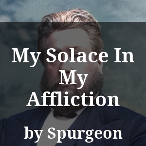 My Solace In My Affliction