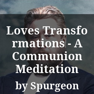 Loves Transformations - A Communion Meditation