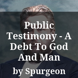 Public Testimony - A Debt To God And Man