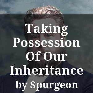 Taking Possession Of Our Inheritance