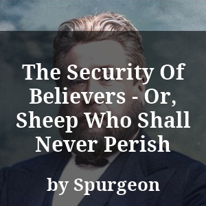 The Security Of Believers - Or, Sheep Who Shall Never Perish