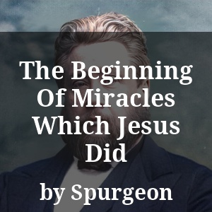 The Beginning Of Miracles Which Jesus Did