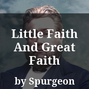 Little Faith And Great Faith