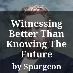 Witnessing Better Than Knowing The Future