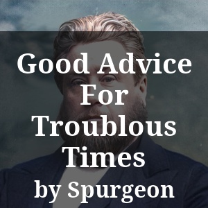 Good Advice For Troublous Times