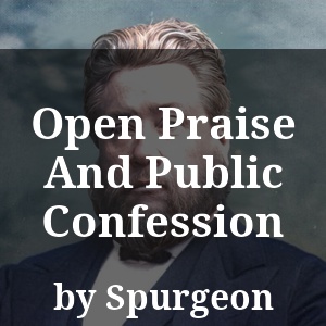 Open Praise And Public Confession