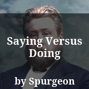 Saying Versus Doing