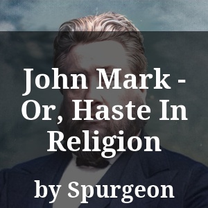 John Mark - Or, Haste In Religion