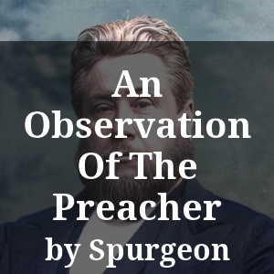 An Observation Of The Preacher