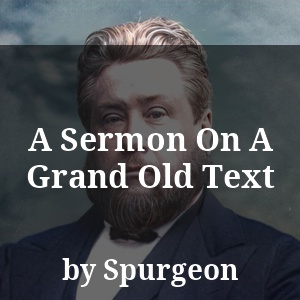 A Sermon On A Grand Old Text