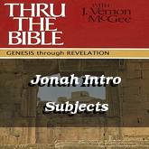 Jonah Intro Subjects
