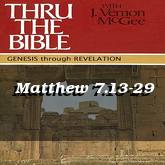 Matthew 7.13-29